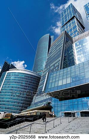 Moscow City business centre. View Large Photo Image Stock Photo - Moscow City business centre.. Fotosearch