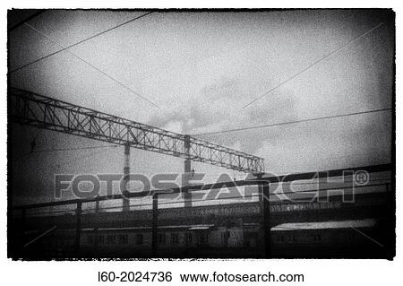 Moscow power station chimneys belches thick smoke, Russia. View Large Photo Image Stock Photograph - Moscow power station chimneys belches thick smoke, Russia.. Fotosearch