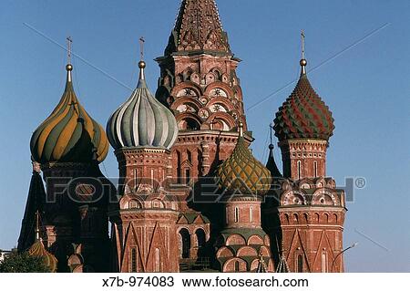 Moscow Russia Domes of St Basils Cathedral View Large Photo Image Stock Image - Moscow Russia Domes of St Basils Cathedral. Fotosearch