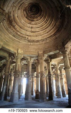 Mosque (15th-16th century), UNESCO World Heritage site, Champaner, India View Large Photo Image Stock Photography - Mosque (15th-16th century), UNESCO World Heritage site, Champaner, India. Fotosearch