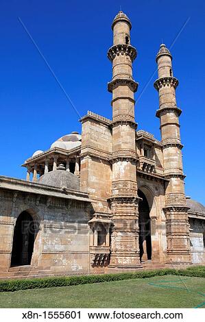 Mosque 15th-16th century, UNESCO World Heritage site, Champaner, India View Large Photo Image Stock Image - Mosque 15th-16th century, UNESCO World Heritage site, Champaner, India. Fotosearch
