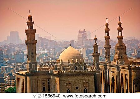 Mosque and Madrasa of Sultan Hassan founded (1356) by Sultan Hassan View Large Photo Image Stock Image - Mosque and Madrasa of Sultan Hassan founded (1356) by Sultan Hassan. Fotosearch