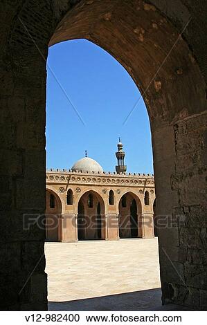 Mosque of Ahmad ibn Tulun (9th century). Cairo. Egypt View Large Photo Image Stock Image - Mosque of Ahmad ibn Tulun (9th century). Cairo. Egypt. Fotosearch