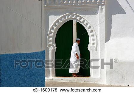 Mosque of Asilah Morocco View Large Photo Image Stock Photo - Mosque of Asilah Morocco. Fotosearch