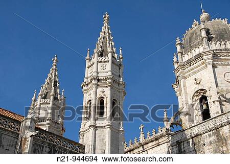 Picture - Mosteiro dos Jeronimos Built in the early 16th century Belem, Lisbon, Portugal. Fotosearch