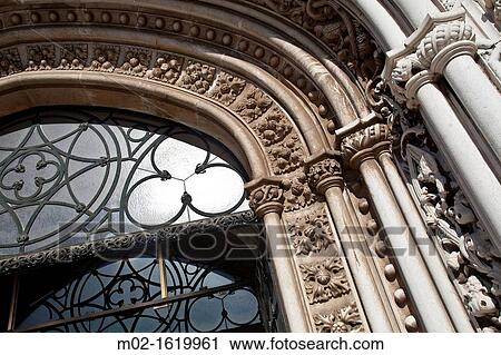 Stock Image - Mosteiro dos Jeronimos, Hieronymites Monastery, Late Gothic period, Belem, Lisbon. Fotosearch