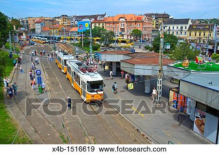 Moszkva Ter square which in March 2011 was renamed Szell Kalman ter in Buda district Budapest Hungary Europe View Large Photo Image Stock Photo - Moszkva Ter square which in March 2011 was renamed Szell Kalman ter in Buda district Budapest Hungary Europe. Fotosearch