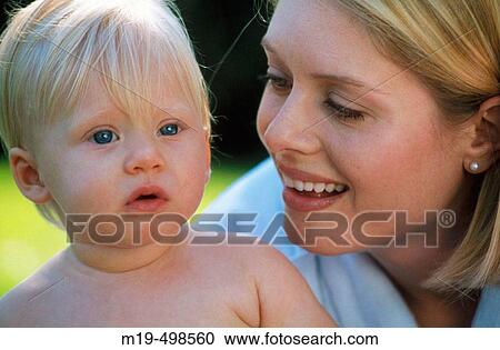mother and baby portrait View Large Photo Image Stock Image - mother and baby portrait. Fotosearch