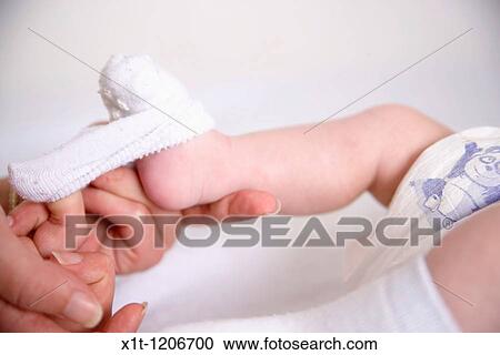 Stock Image - Mother and baby.. Fotosearch
