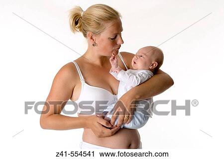 Mother and baby. View Large Photo Image Stock Image - Mother and baby.. Fotosearch