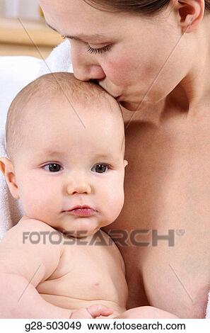 Stock Photo - Mother and baby. Fotosearch