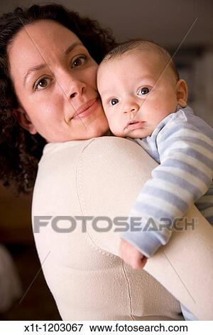 Stock Photo - Mother and baby.. Fotosearch