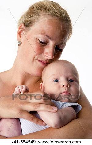 Mother and baby. View Large Photo Image Stock Photo - Mother and baby.. Fotosearch
