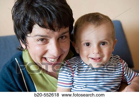 Mother and child View Large Photo Image Stock Photo - Mother and child. Fotosearch