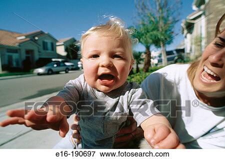 Mother and child View Large Photo Image Stock Photo - Mother and child. Fotosearch