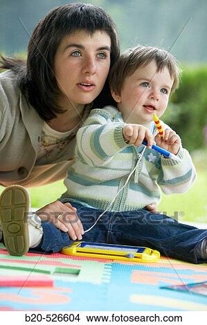 Picture - Mother and daughter. Gipuzkoa, Euskadi. Spain.. Fotosearch