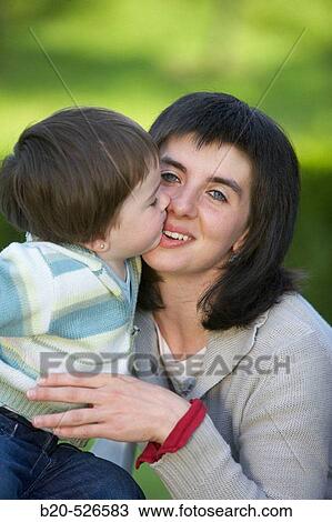 Stock Image - Mother and daughter. Gipuzkoa, Euskadi. Spain.. Fotosearch