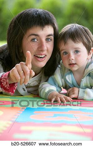 Stock Photo - Mother and daughter. Gipuzkoa, Euskadi. Spain.. Fotosearch