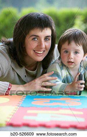 Stock Photo - Mother and daughter. Gipuzkoa, Euskadi. Spain.. Fotosearch