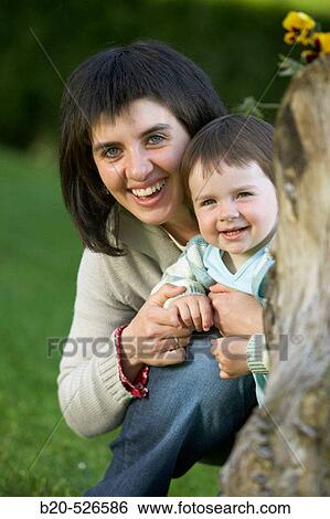 Stock Photograph - Mother and daughter. Gipuzkoa, Euskadi. Spain.. Fotosearch