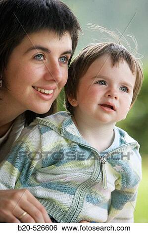 Stock Photograph - Mother and daughter. Gipuzkoa, Euskadi. Spain.. Fotosearch