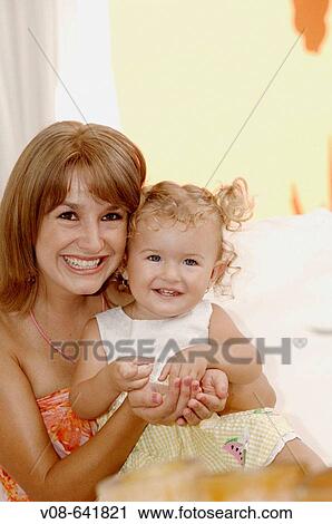 Mother and daughter. Miami, Florida, USA. View Large Photo Image Stock Image - Mother and daughter. Miami, Florida, USA.. Fotosearch