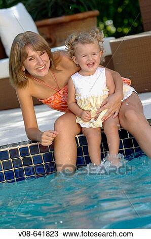Mother and daughter. Miami, Florida, USA. View Large Photo Image Stock Image - Mother and daughter. Miami, Florida, USA.. Fotosearch