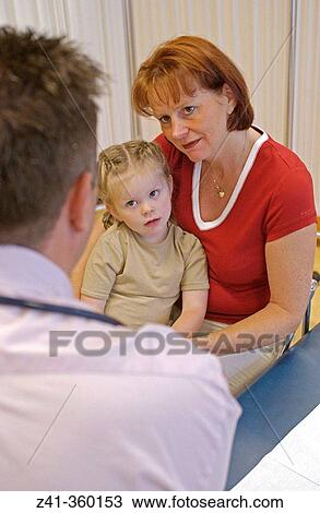 Mother and daughter on the pediatrist View Large Photo Image Stock Image - Mother and daughter on the pediatrist. Fotosearch