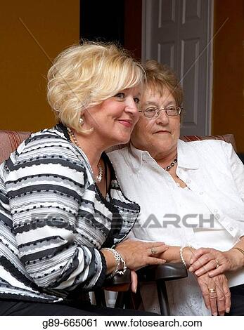 Stock Image - Mother and daughter. Fotosearch