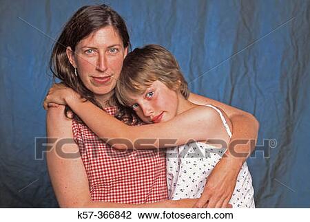 Stock Image - Mother and daughter. Fotosearch