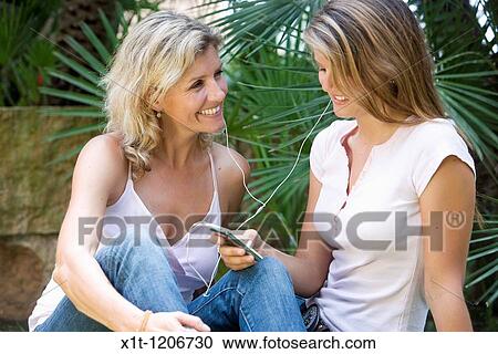 Mother and daughter. View Large Photo Image Stock Image - Mother and daughter.. Fotosearch