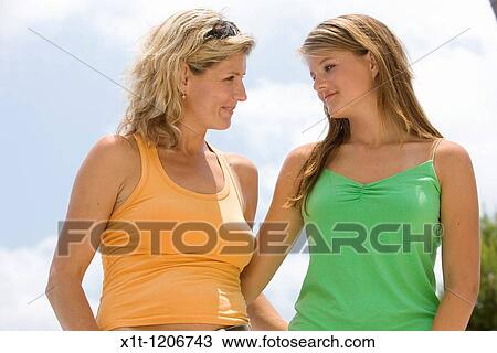Mother and daughter. View Large Photo Image Stock Image - Mother and daughter.. Fotosearch