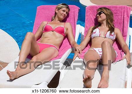 Stock Image - Mother and daughter.. Fotosearch