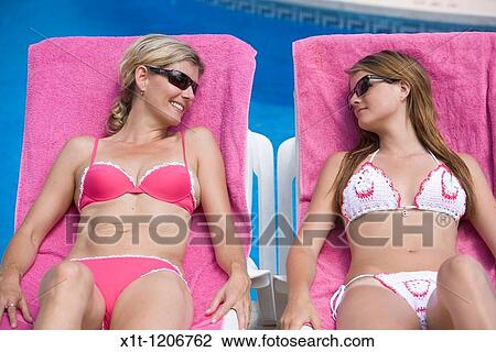 Stock Image - Mother and daughter.. Fotosearch