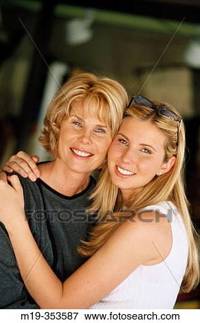 Stock Photo - Mother and daughter. Fotosearch