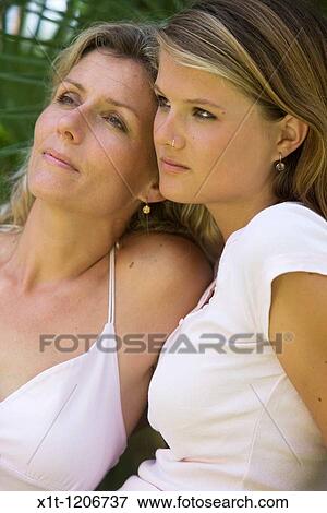Mother and daughter. View Large Photo Image Stock Photo - Mother and daughter.. Fotosearch
