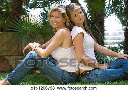 Mother and daughter. View Large Photo Image Stock Photo - Mother and daughter.. Fotosearch