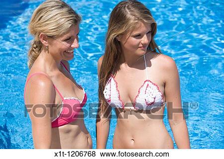 Mother and daughter. View Large Photo Image Stock Photo - Mother and daughter.. Fotosearch