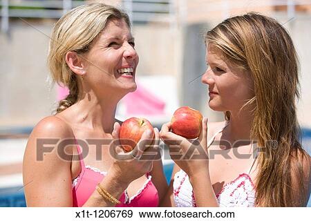 Mother and daughter. View Large Photo Image Stock Photo - Mother and daughter.. Fotosearch