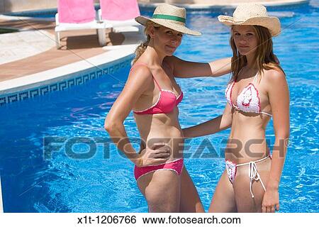 Mother and daughter. View Large Photo Image Stock Photograph - Mother and daughter.. Fotosearch