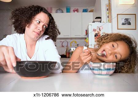 Mother and daughter. View Large Photo Image Stock Photograph - Mother and daughter.. Fotosearch