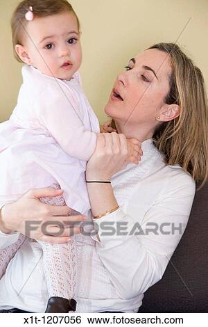 Mother and daughter. View Large Photo Image Stock Photograph - Mother and daughter.. Fotosearch