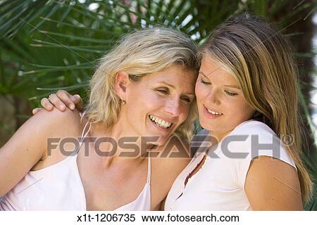 Mother and daughter. View Large Photo Image Stock Photography - Mother and daughter.. Fotosearch