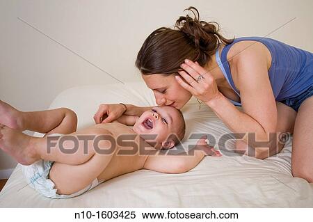 Mother and her 18 month old son View Large Photo Image Stock Photography - Mother and her 18 month old son. Fotosearch