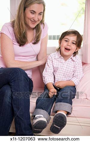 Mother and son. View Large Photo Image Stock Image - Mother and son.. Fotosearch