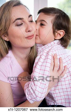 Mother and son. View Large Photo Image Stock Photo - Mother and son.. Fotosearch
