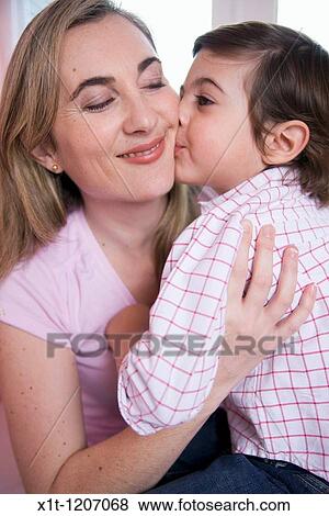 Mother and son. View Large Photo Image Stock Photo - Mother and son.. Fotosearch