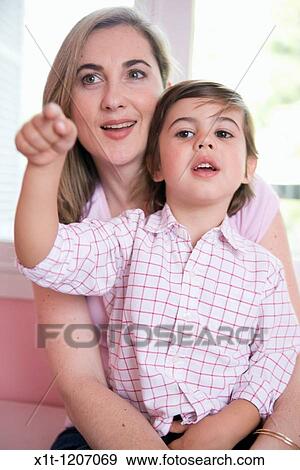 Mother and son. View Large Photo Image Stock Photo - Mother and son.. Fotosearch
