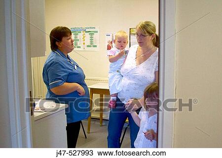 Mother and two children, leaving the doctors office View Large Photo Image Stock Image - Mother and two children, leaving the doctors office. Fotosearch