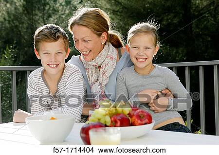 Mother with children View Large Photo Image Picture - Mother with children. Fotosearch